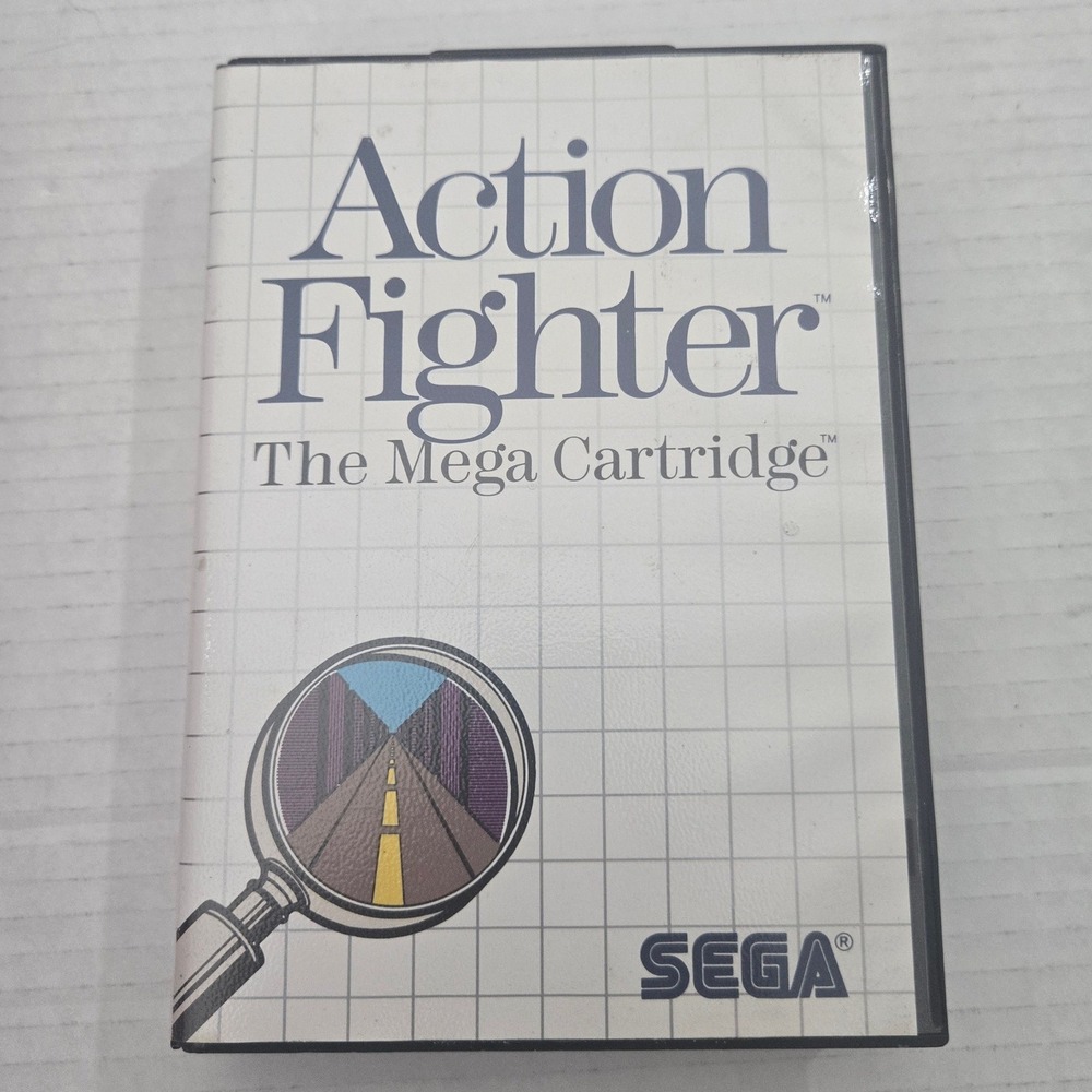 Action Fighter Sega Master System 1986 CIB Complete In Box With Manual 5055